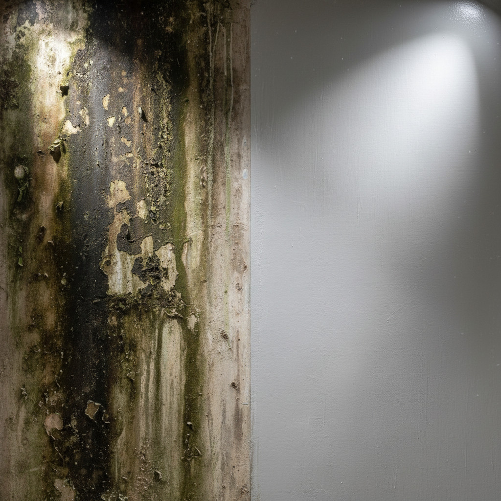 Bagaimana Mengecat dinding berjamur dan cat mengelupas?