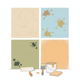 Perawatan dinding: goresan, noda, jamur, pengecatan tepat?