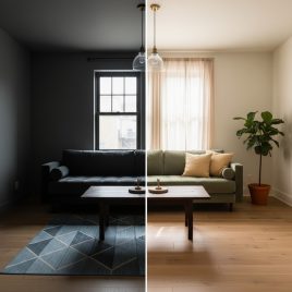 Apa Warna cat interior untuk mencerahkan ruangan gelap paling efektif?